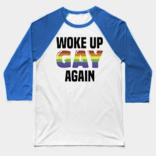 Pride Gay LGBT Lesbian Rainbow Flag Bisexual Queer Baseball T-Shirt